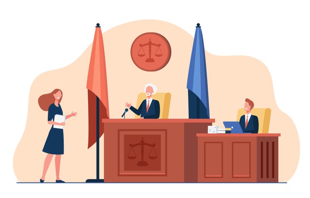 female-attorney-standing-front-judge-talking-isolated-flat-illustration_74855-10653